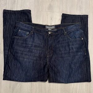 Mens 46/30 Desert Dunes Comfort Dark Indigo Relaxed Fit Jeans NWOT